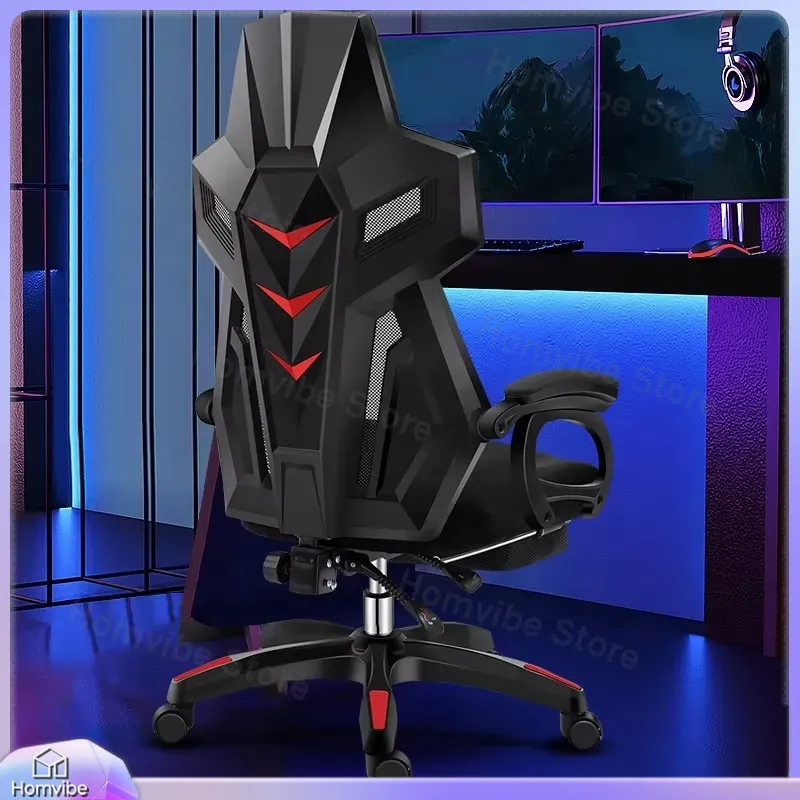 Home Office Desk - Ergonomic Gaming Chair with Lumbar Support