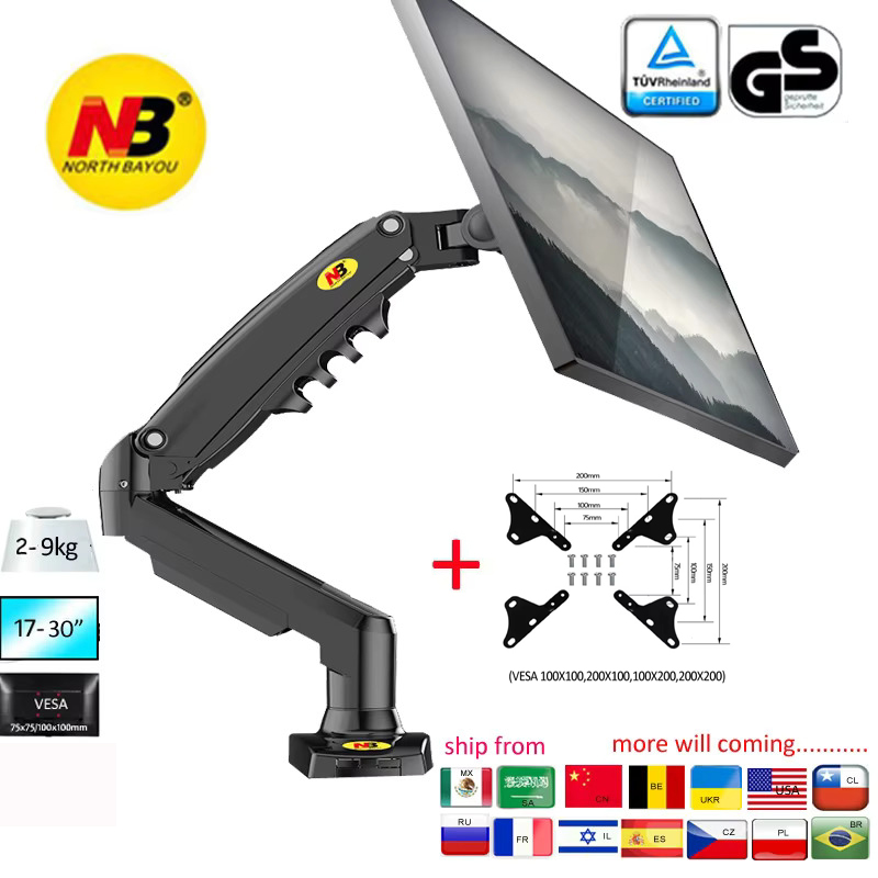 Monitor Arm Dual - NEW NB F80 17-30' Desktop LED
