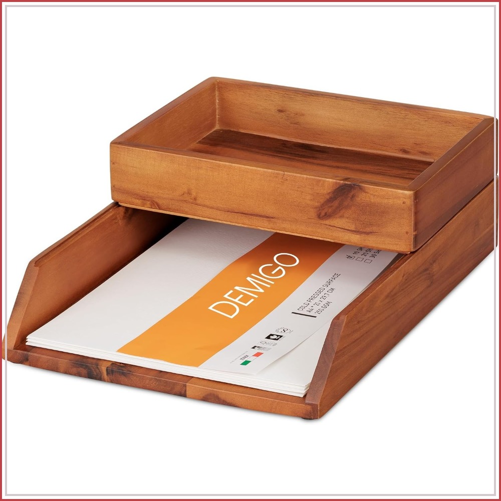 Letter Tray Desk - Desk Organizer Letter Tray Set of