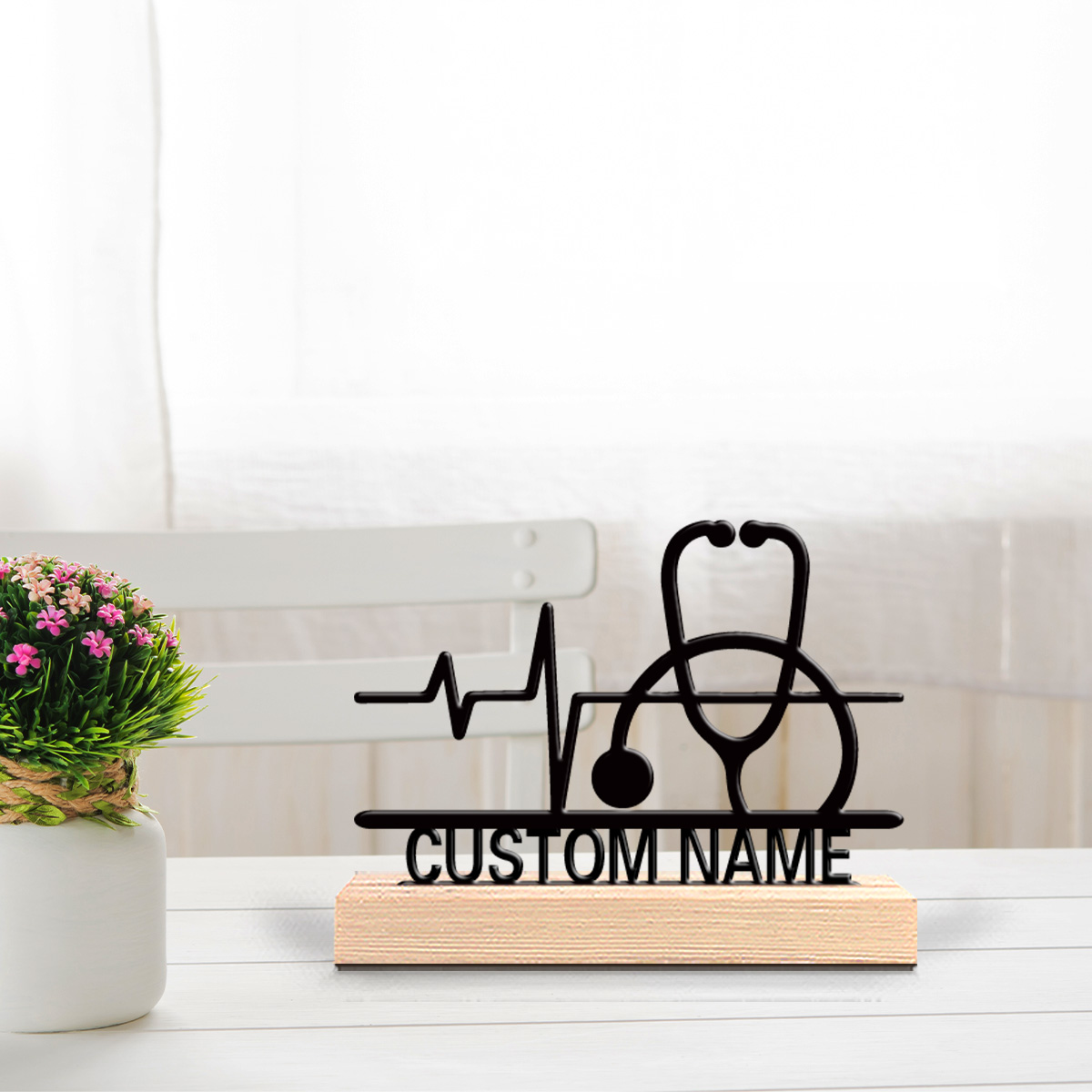 Home Office Industrial Style - 1pc Weird Personalized Custom Medical Metal