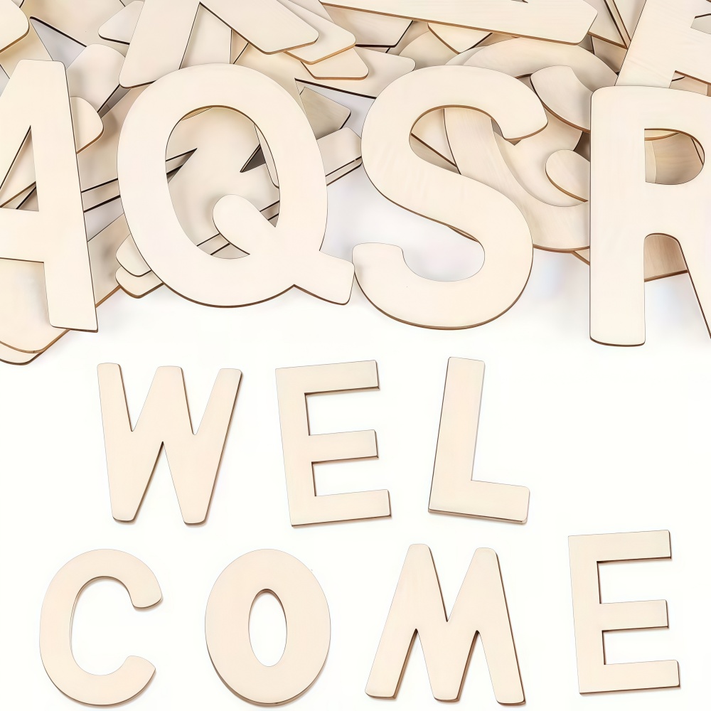 26pcs Designable Wood Letters  - Letter Tray Desk recension och pris