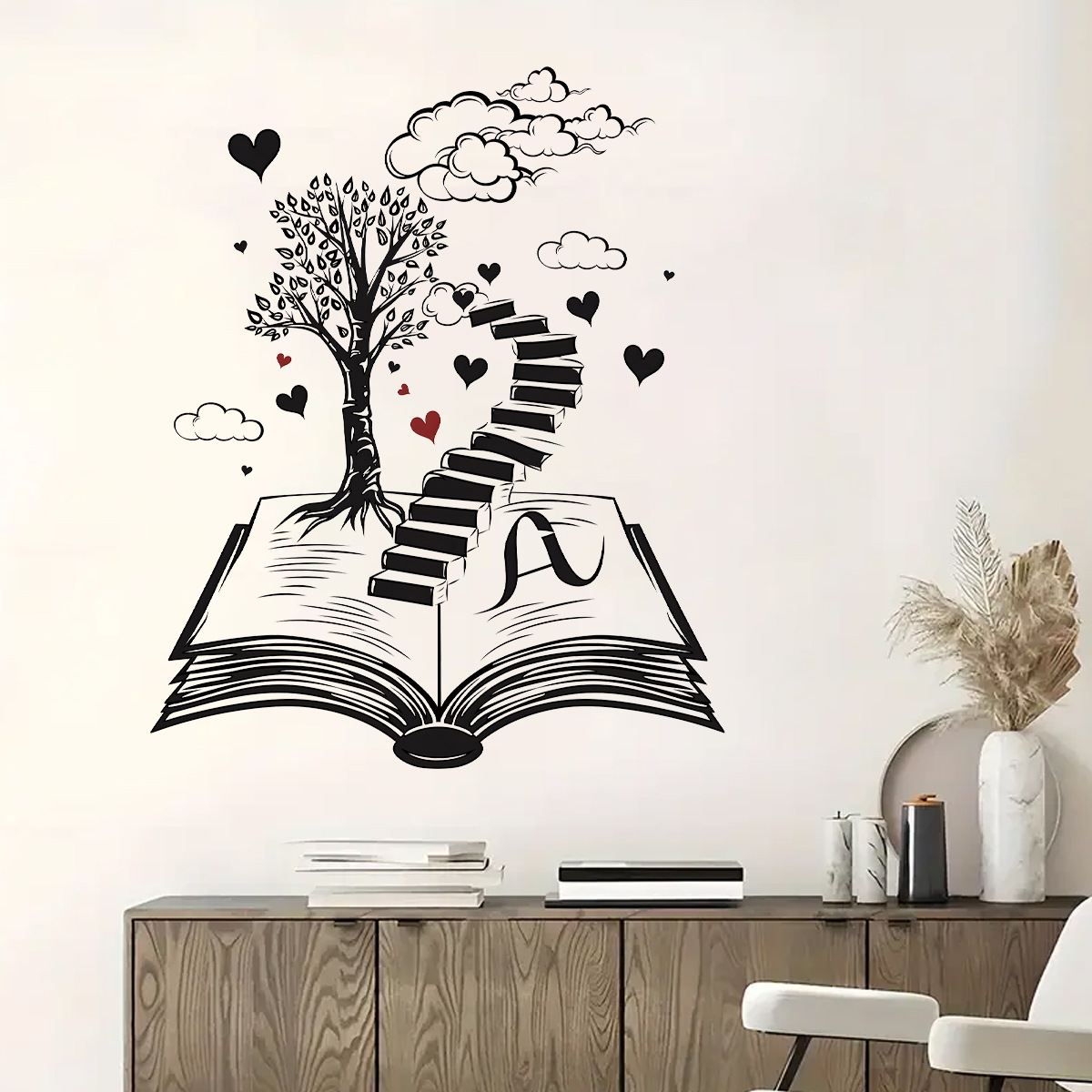 Wall Stickers for Living Room  - Home Office Wallpaper recension och pris