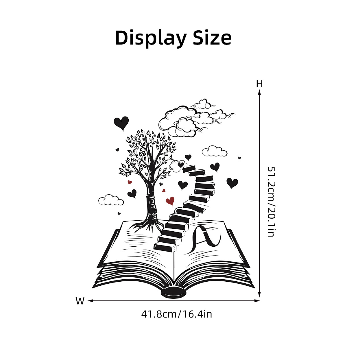 Wall Stickers for Living Room  - Home Office Wallpaper recension och pris