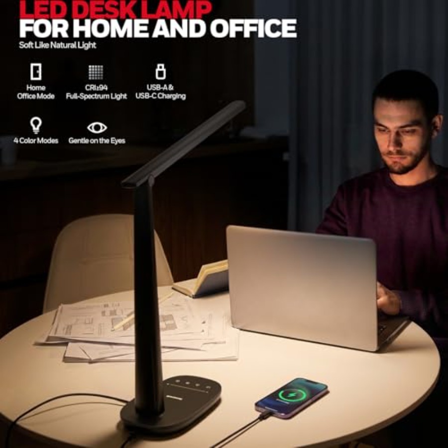 LED Desk Lamp for Home Office, - Home Office Desk recension och pris