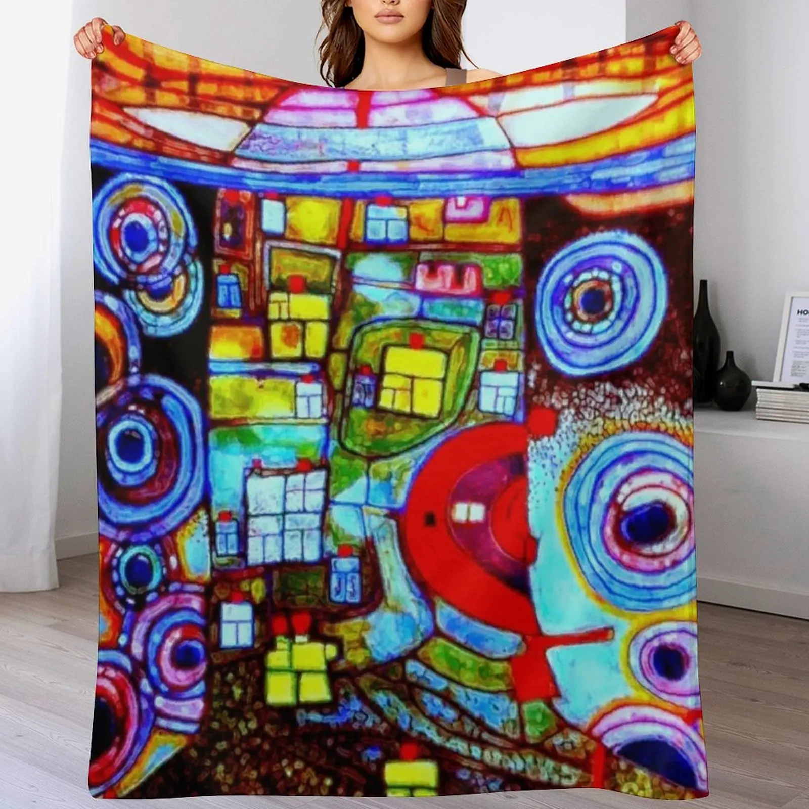 Qatar 813 neon Throw Blanket W - Home Office Qatar recension och pris