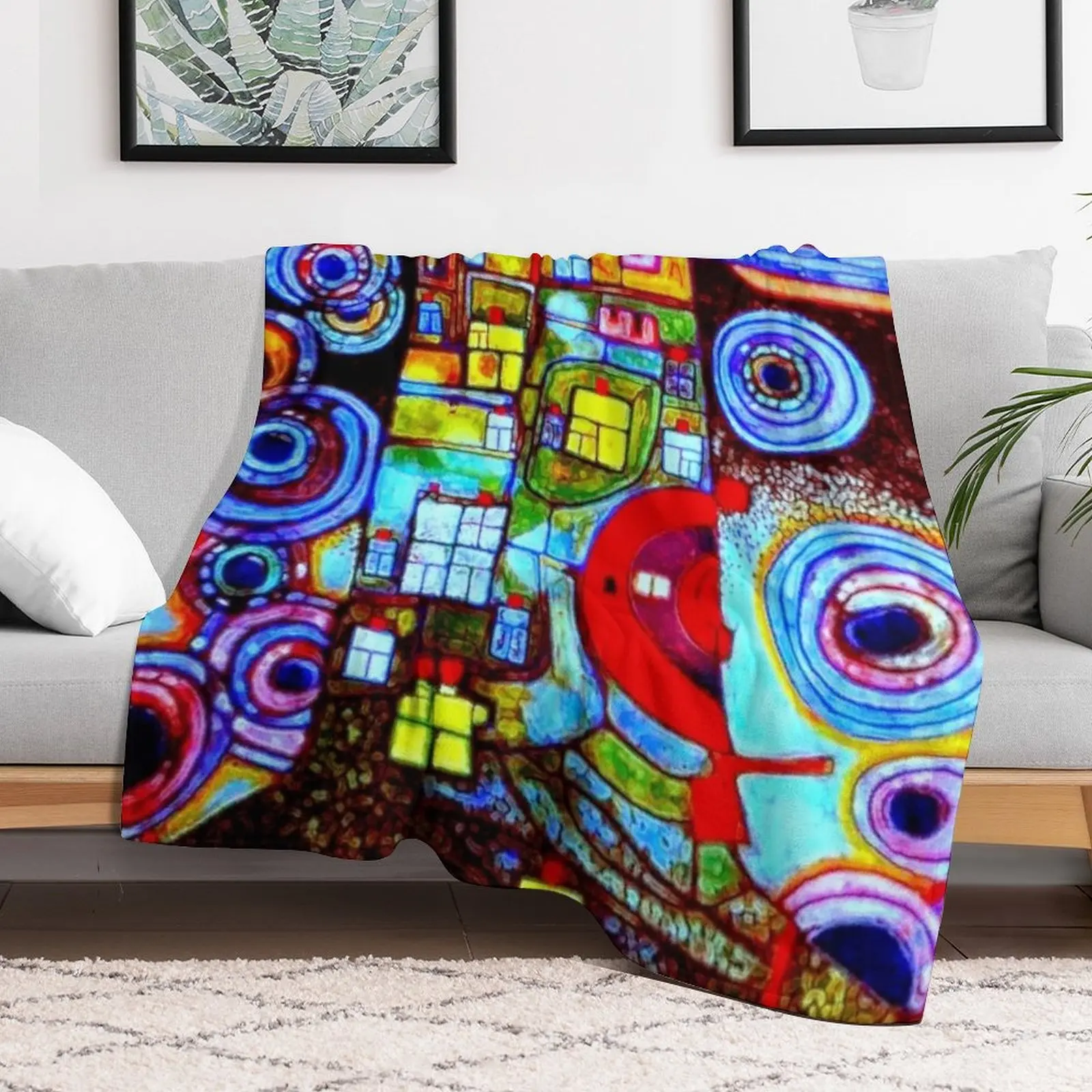 Qatar 813 neon Throw Blanket W - Home Office Qatar recension och pris