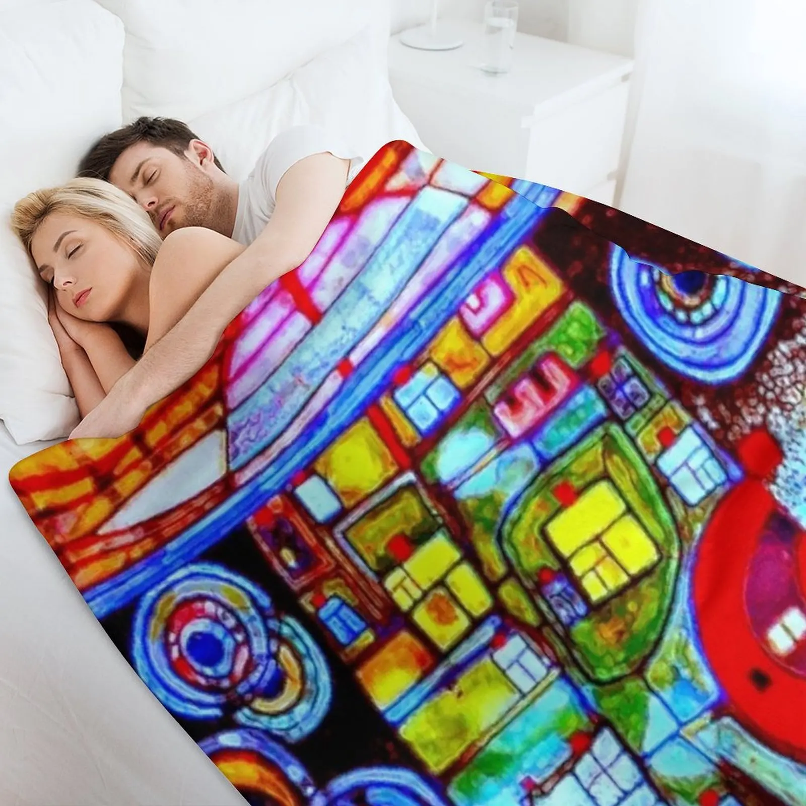 Qatar 813 neon Throw Blanket W - Home Office Qatar recension och pris