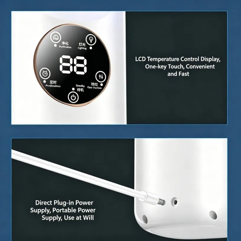 Quiet Bladeless Desktop Coolin - Home Office Hours recension och pris