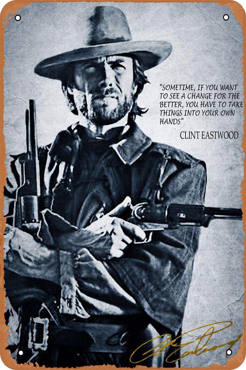 Clint Eastwood Quote Motivatio - Home Office Quotes recension och pris