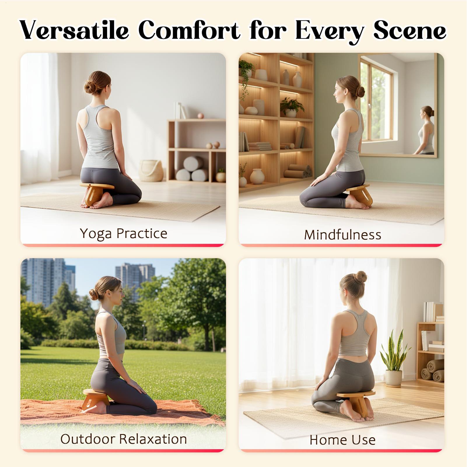 Prayer Stool Wooden Prayer Kne - Home Office Yoga Room recension och pris