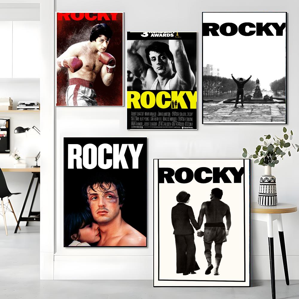 Rocky Poster Peel and Stick Wa - Home Office Wallpaper recension och pris