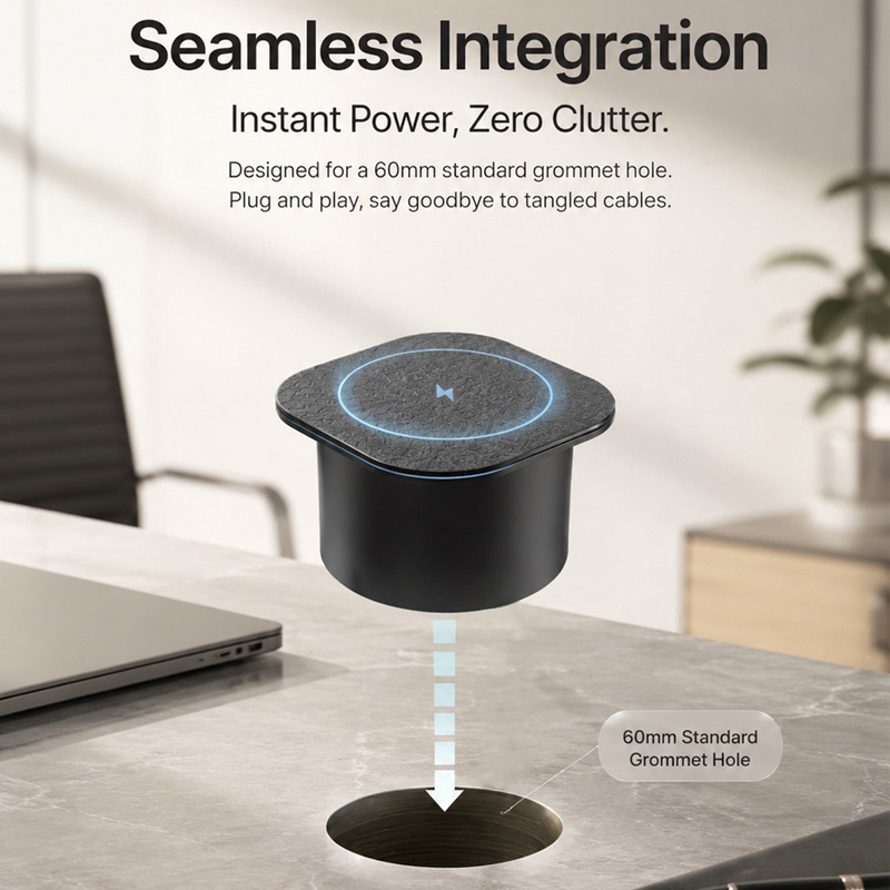 15W Built-in Wireless Charger  - Home Office Of Uk recension och pris