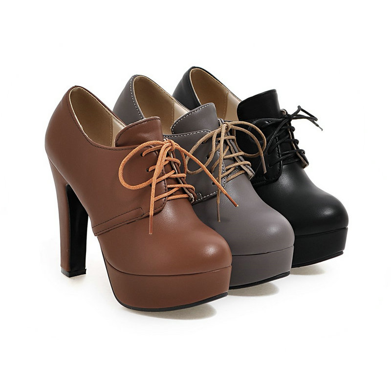 Round Toe Brown Black Gray Lac - Home Office Makeover recension och pris