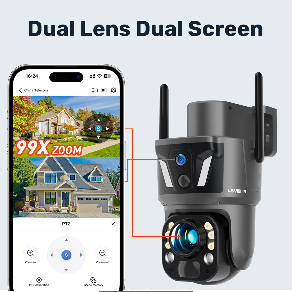 LS VISION 4K 8MP Outdoor Home  - Home Office Zoom recension och pris