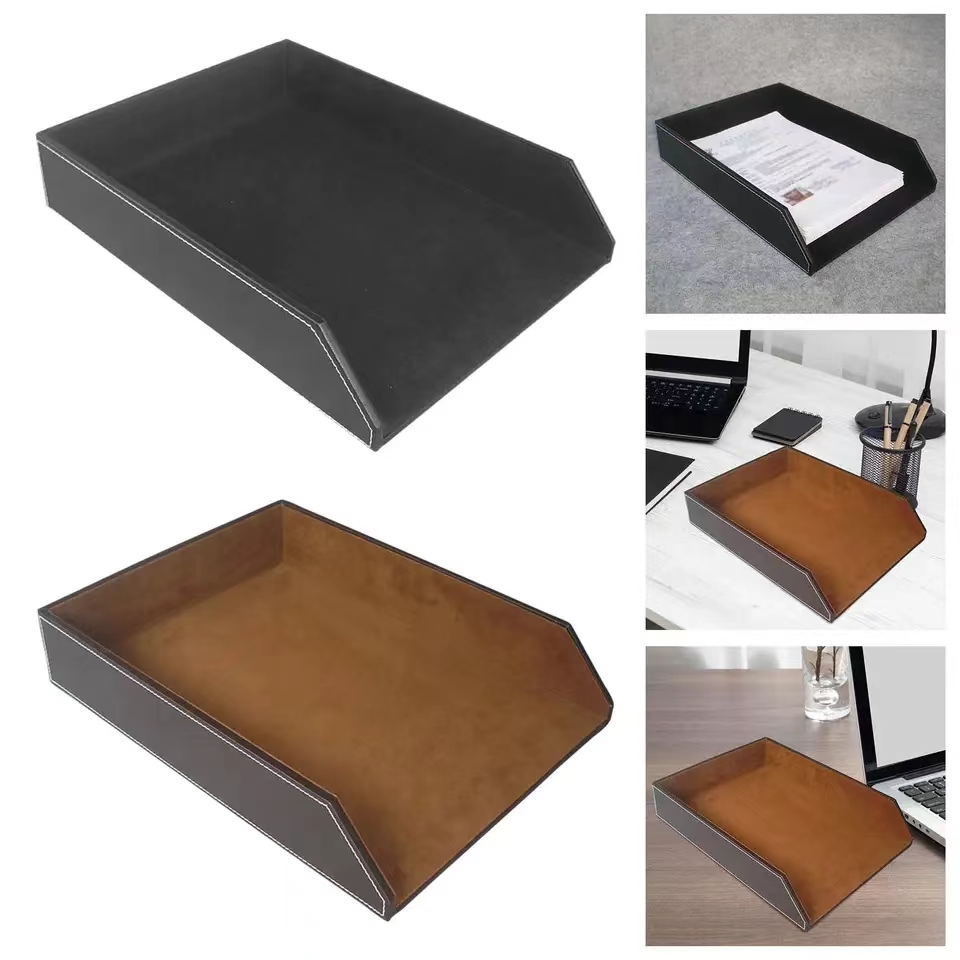 2026 PU Leather Collection Let - Letter Tray Desk recension och pris