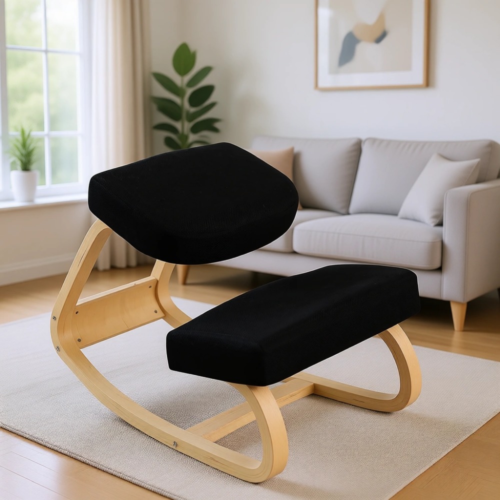Ergonomic Wooden Rocking Chair - Home Office Chair recension och pris