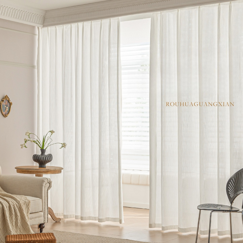 Luxury White Tulle Curtains fo - Home Office Buy recension och pris