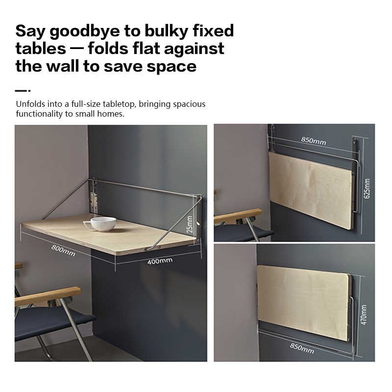 Wall Mounted Folding Desk Impo - Home Office Industrial Style recension och pris