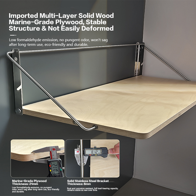Wall Mounted Folding Desk Impo - Home Office Industrial Style recension och pris