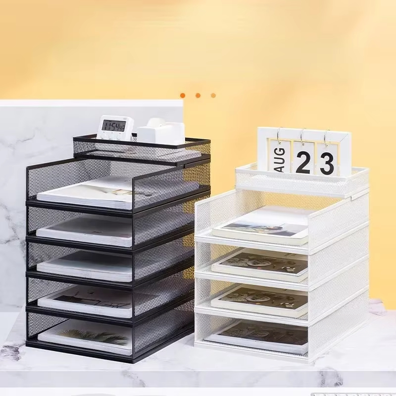Metal Mesh Desk Organizer Box  - Letter Tray Desk recension och pris
