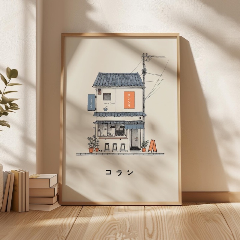 1pc Japanese Ramen Shop Canvas - Home Office Youtube recension och pris
