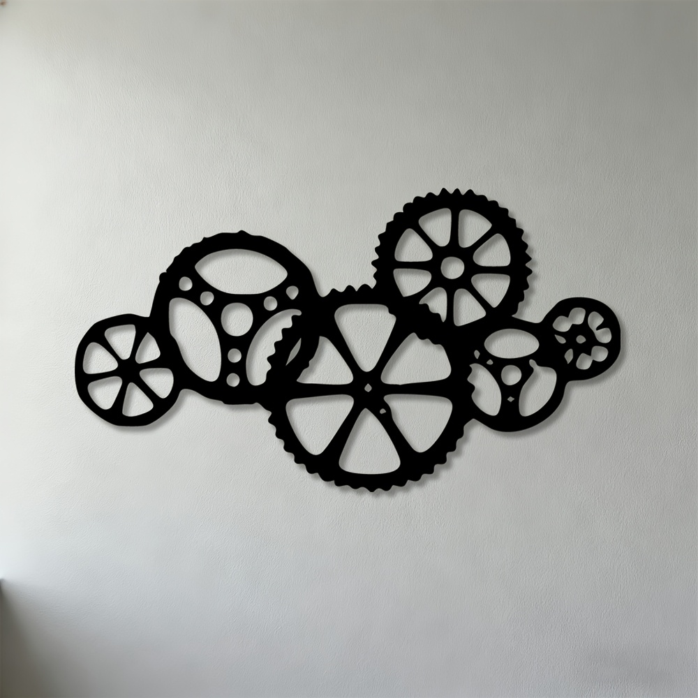 CIFBUY Iron Wall Art 2D Gear M - Home Office Industrial Style recension och pris