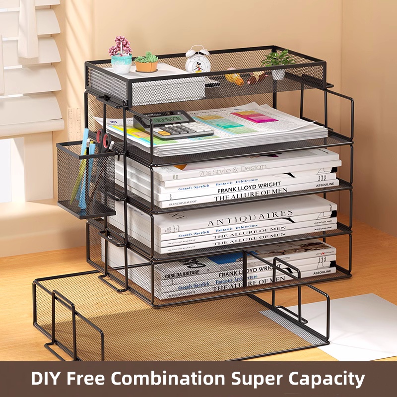 Office A4 Paper Desk Organizer - Letter Tray Desk recension och pris