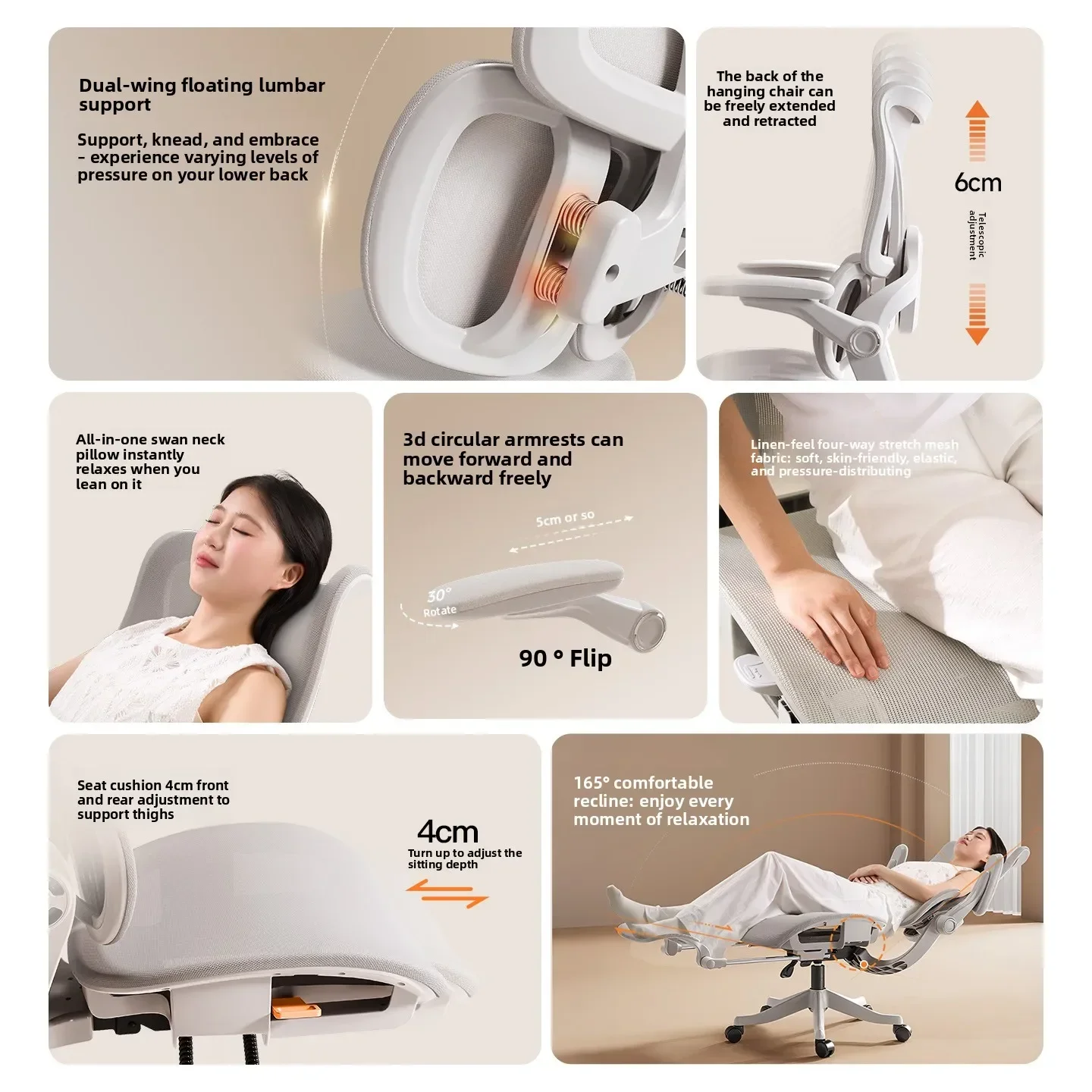 New Ergonomic chair Computer c - Home Office Chair recension och pris