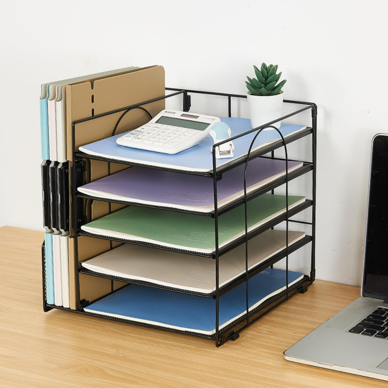 5Layer Paper File Rack Office  - Letter Tray Desk recension och pris