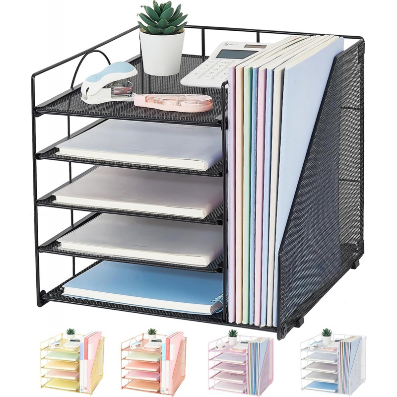 5Layer Paper File Rack Office  - Letter Tray Desk recension och pris