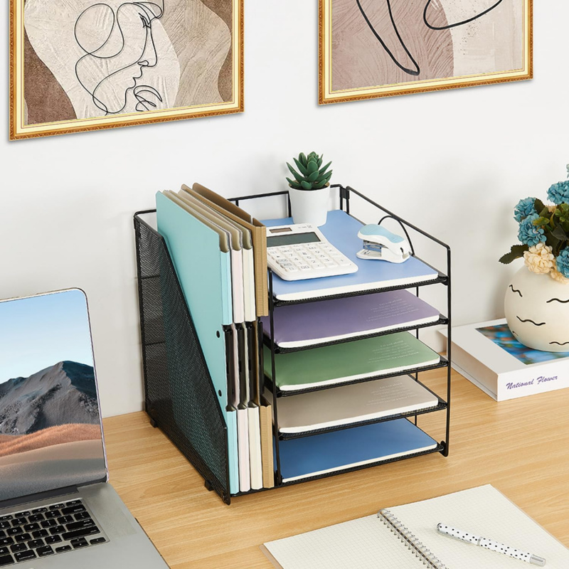 5Layer Paper File Rack Office  - Letter Tray Desk recension och pris