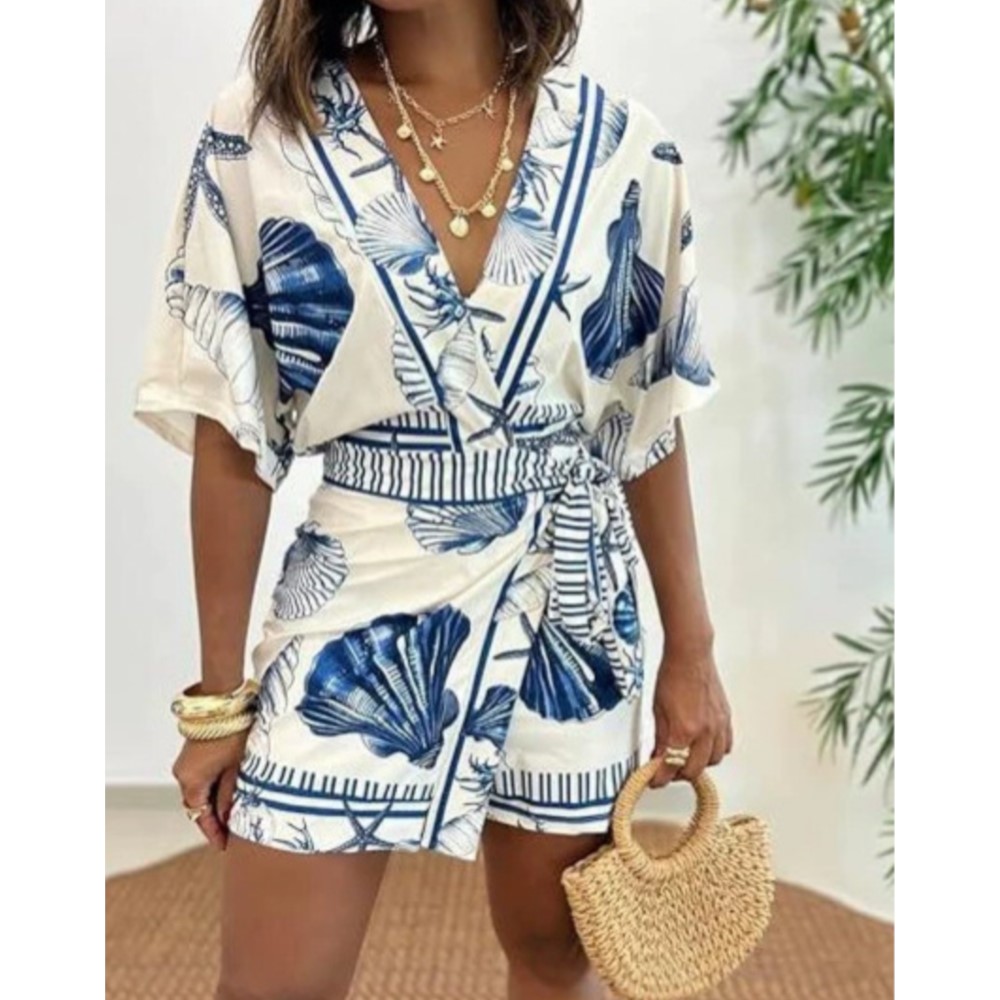 Fashion Printed Short Sleeve W - Home Office Romance recension och pris