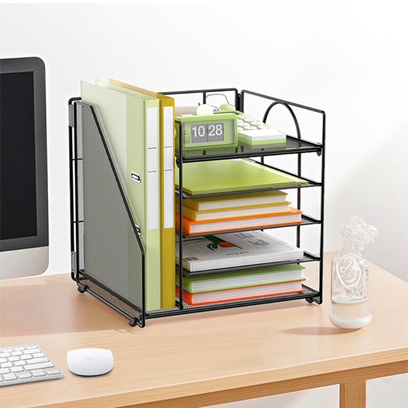 Desk Document Organiser 5-Tier - Letter Tray Desk recension och pris