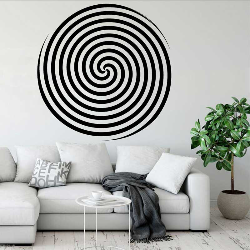 Circle Design Spiral Vision Wa - Home Office Wallpaper recension och pris