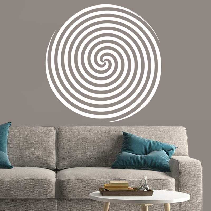 Circle Design Spiral Vision Wa - Home Office Wallpaper recension och pris