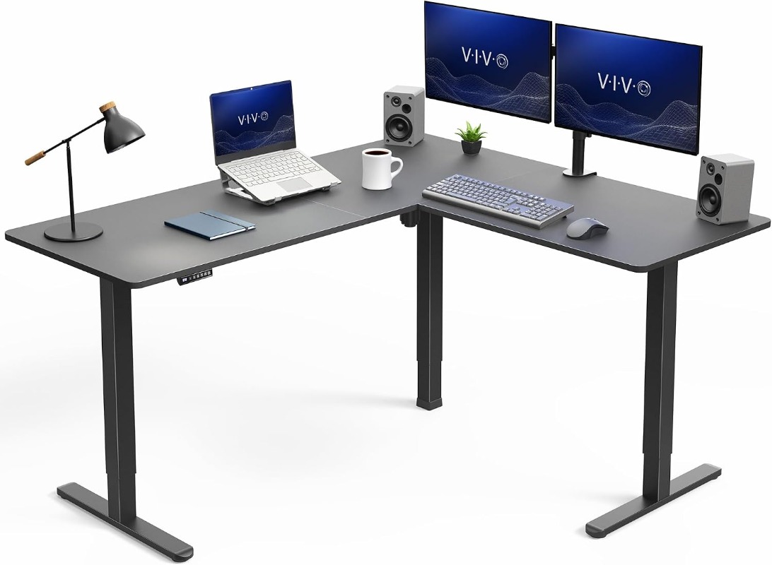 VIVO Corner Standing Desk Reve - Home Office Vivo recension och pris