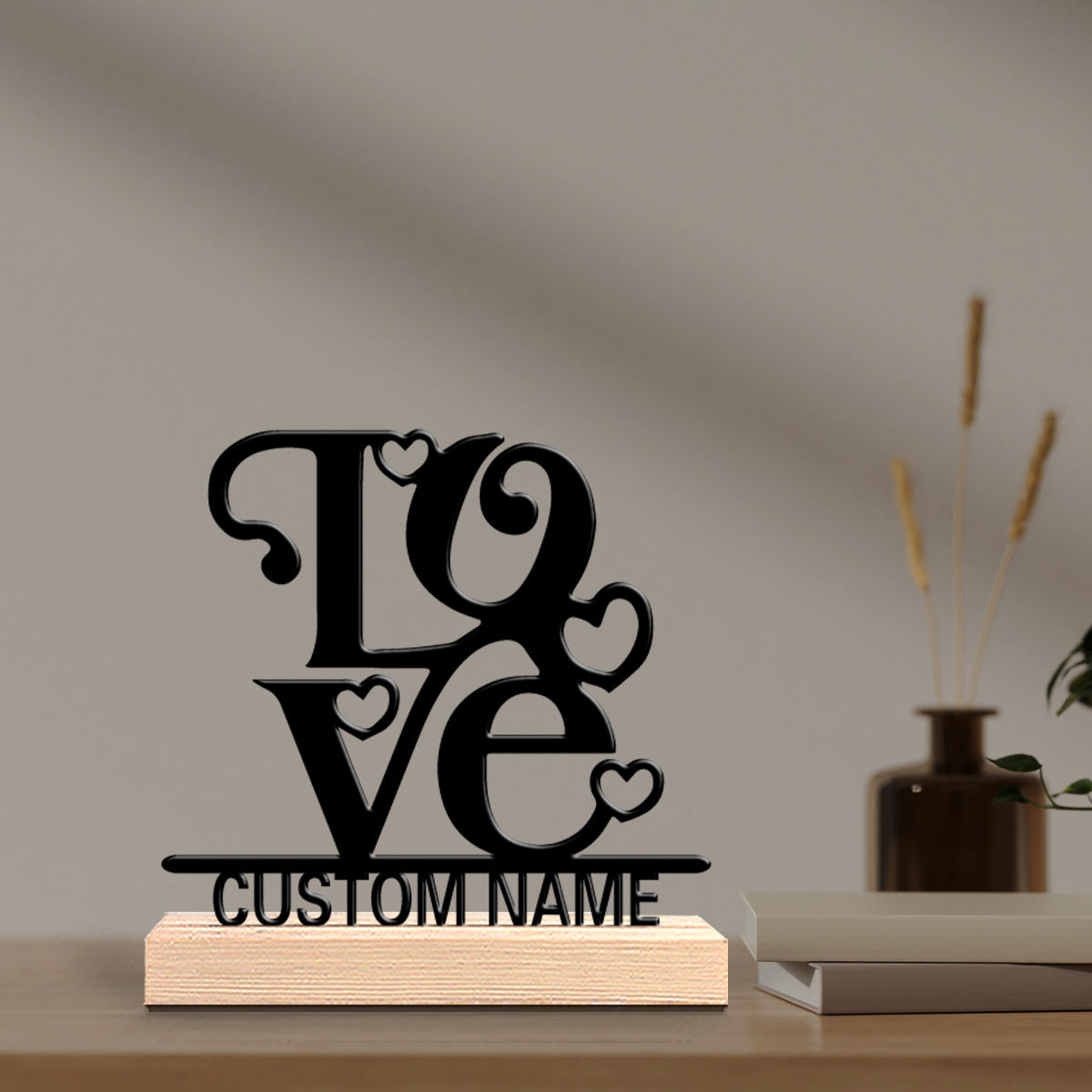 1pc Romantic Personalized Cust - Home Office Industrial Style recension och pris
