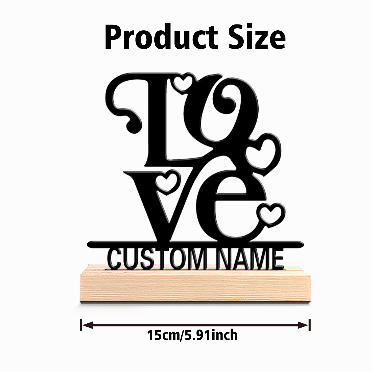 1pc Romantic Personalized Cust - Home Office Industrial Style recension och pris