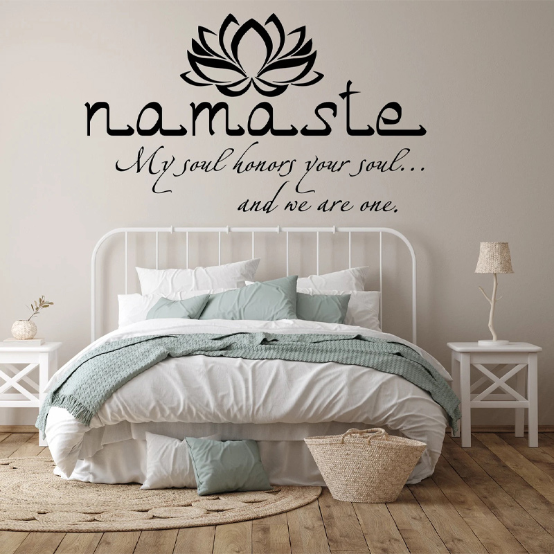 Namaste Quotes Wall Sticker Vi - Home Office Yoga Room recension och pris