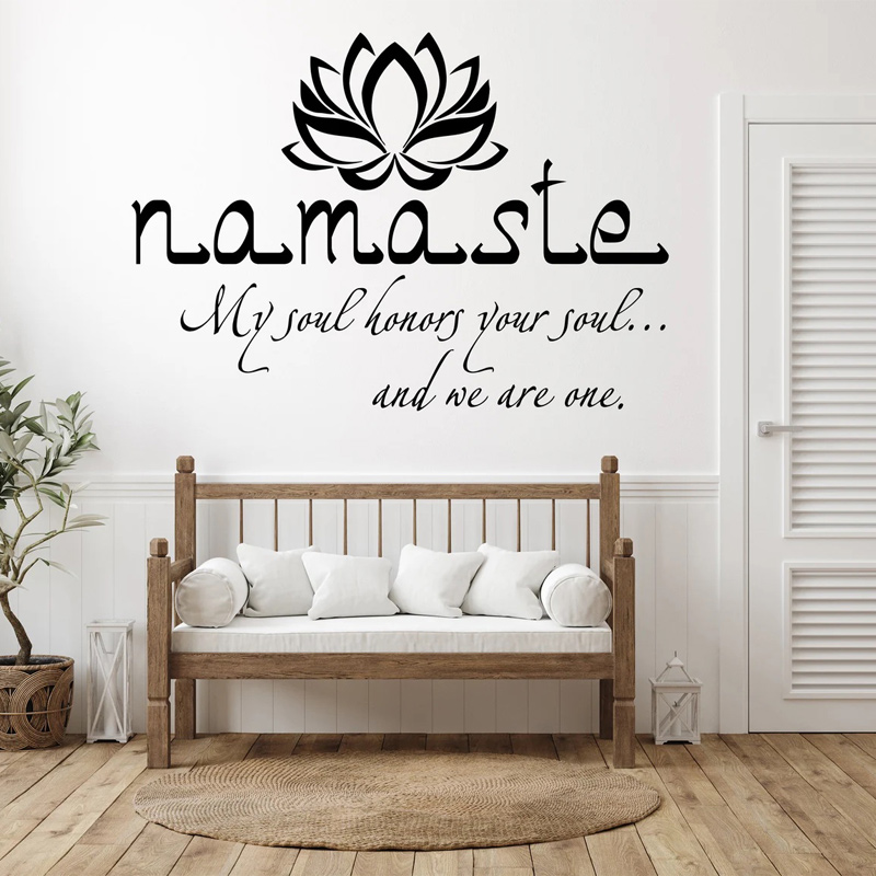Namaste Quotes Wall Sticker Vi - Home Office Yoga Room recension och pris