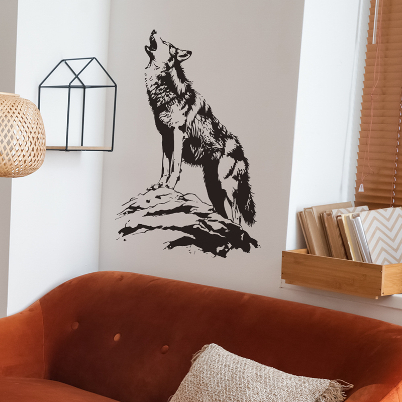 Animal Poster 3D Lone Wolf How - Home Office Wallpaper recension och pris