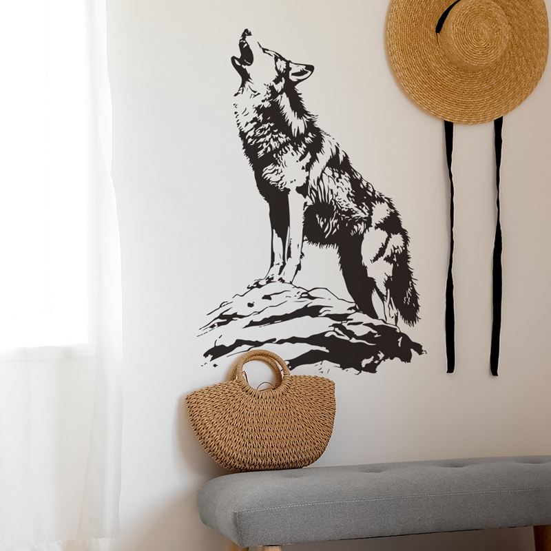 Animal Poster 3D Lone Wolf How - Home Office Wallpaper recension och pris