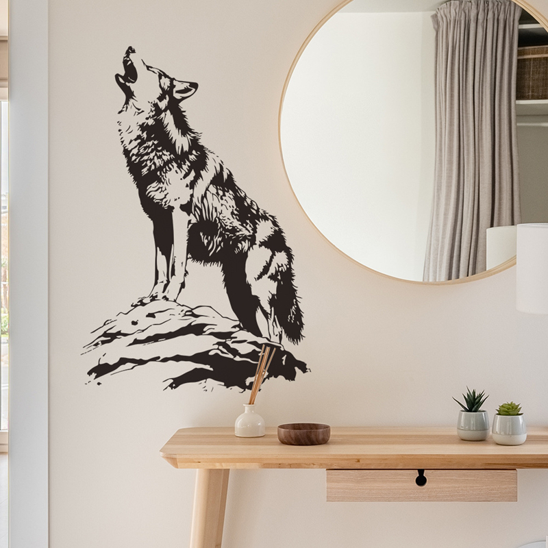 Animal Poster 3D Lone Wolf How - Home Office Wallpaper recension och pris