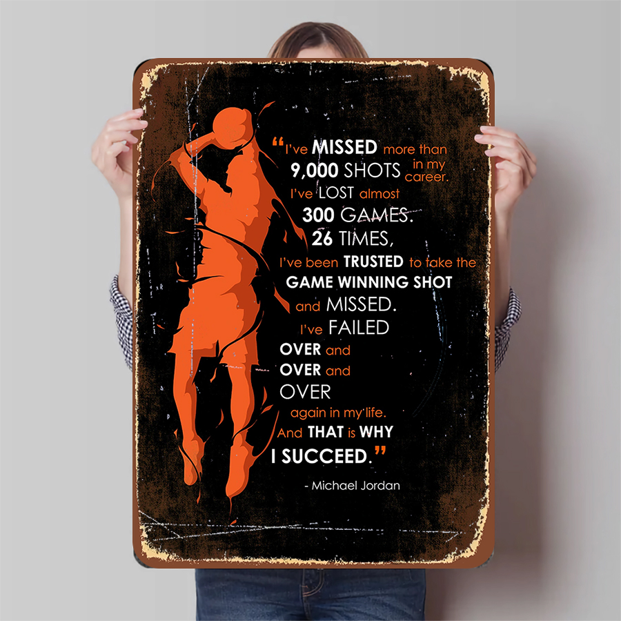 Michael Jordan Inspirational Q - Home Office Quotes recension och pris