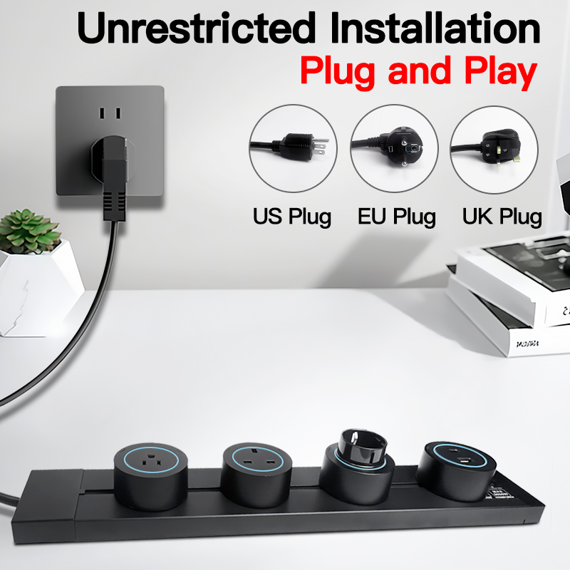8000W High Power Track Socket  - Home Office Of Uk recension och pris