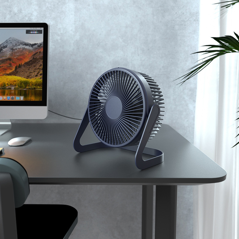New 5 Inch USB Desktop Fan Rot - Home Office Hours recension och pris
