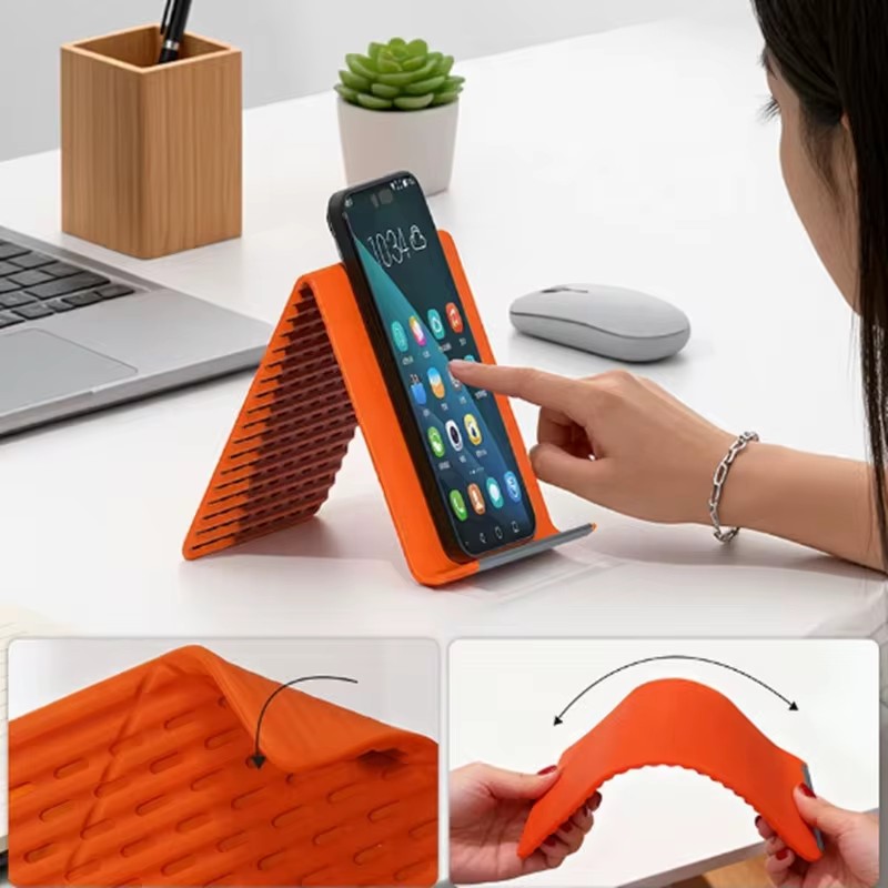 Flexible Foldable Silicone Pho - Home Office Desk recension och pris