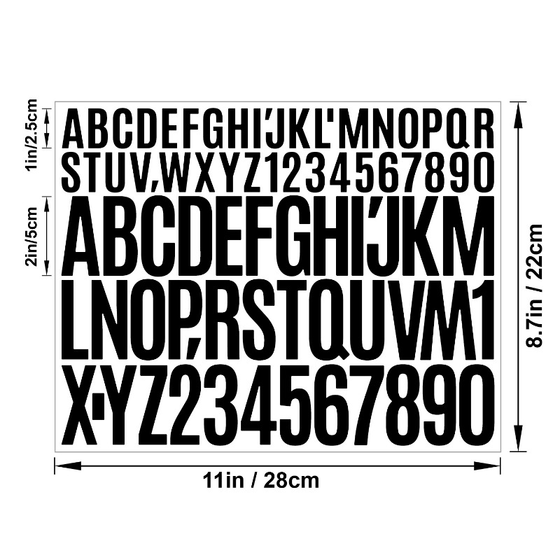 1+2 Inch Mixed Alphabet Number - Letter Tray Desk recension och pris