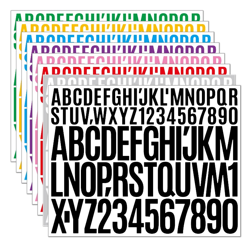 1+2 Inch Mixed Alphabet Number - Letter Tray Desk recension och pris