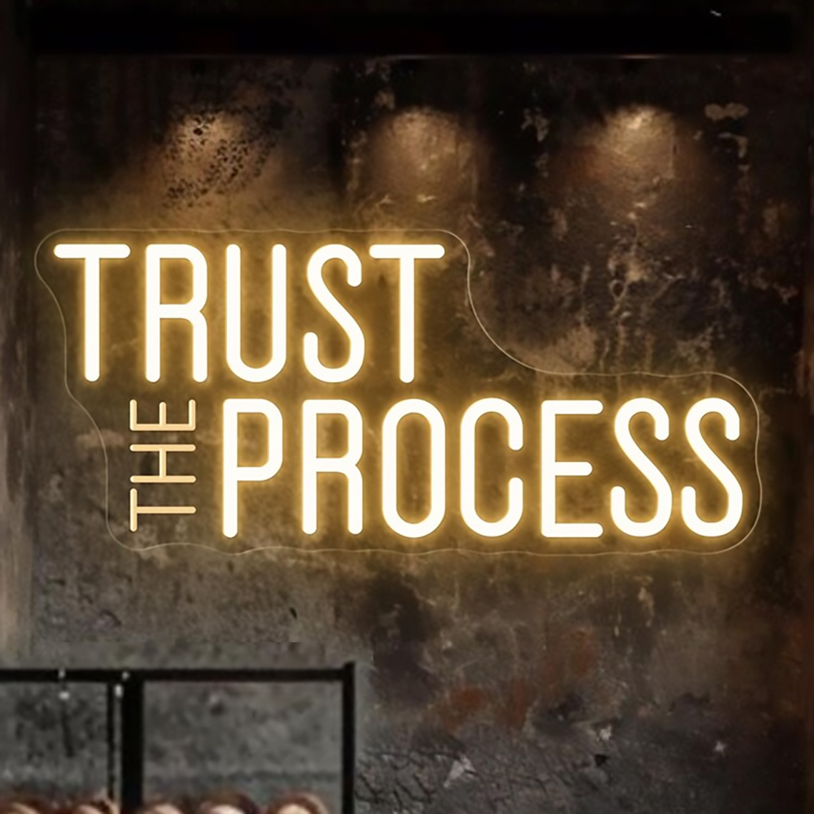 Trust The Process Neon Sign, C - Home Office Quotes recension och pris